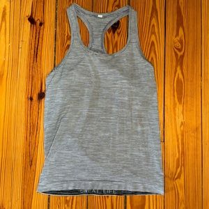 Striped Lululemon Run Swiftly Tank. Size 8.